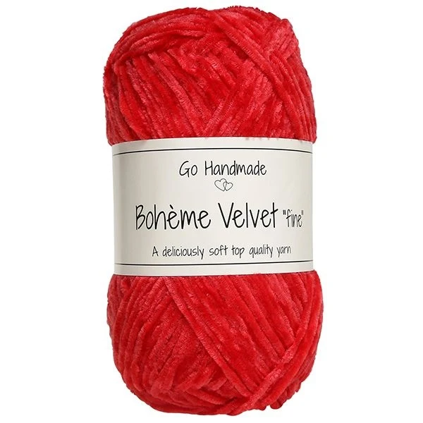 Go Handmade Bohème Velvet Fine 17619 Warm red