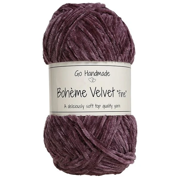 Go Handmade Bohème Velvet Fine 17680 Dark lavender
