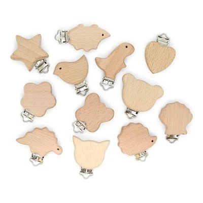 HobbyArts Suspender Clips Wood, Figure, 1 piece