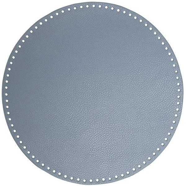 Go Handmade Bag  Basket Base, PU Leather, Round, 35 cm 22408 Blue