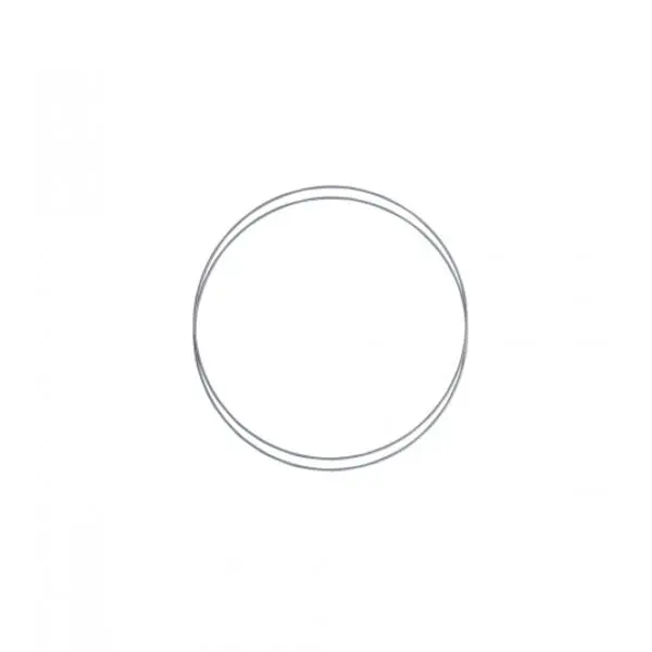 Metal ring Gray / blue 2 pcs 15 cm
