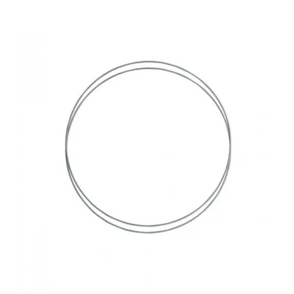 Metal ring Gray / blue 2 pcs 20 cm