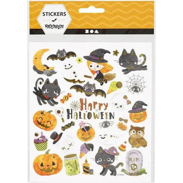 Stickers, Halloween, 32 pc., 1 ark
