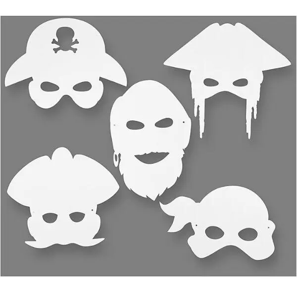Pirate Masks, 16 pcs