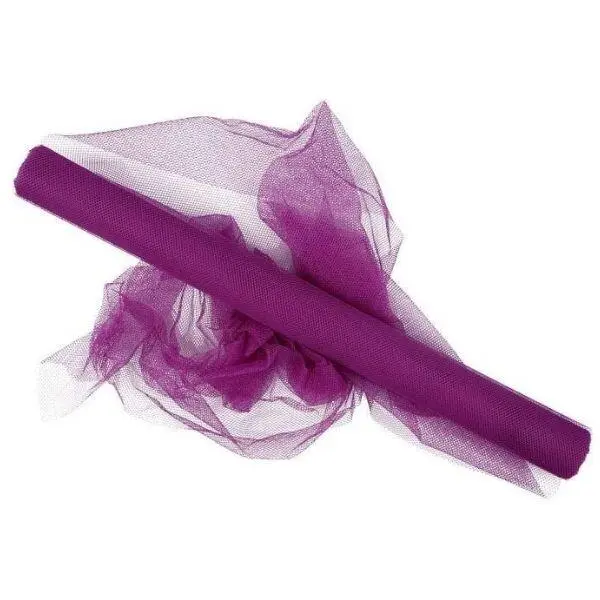 Polyester Tulle, 5 m Purple