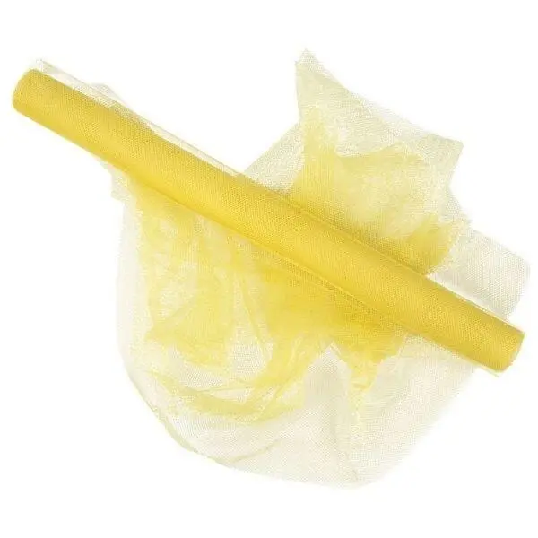 Polyester Tulle, 5 m Yellow