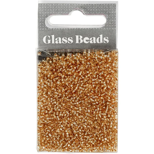 Rocailles, Glass Beads 1.7 mm Peach