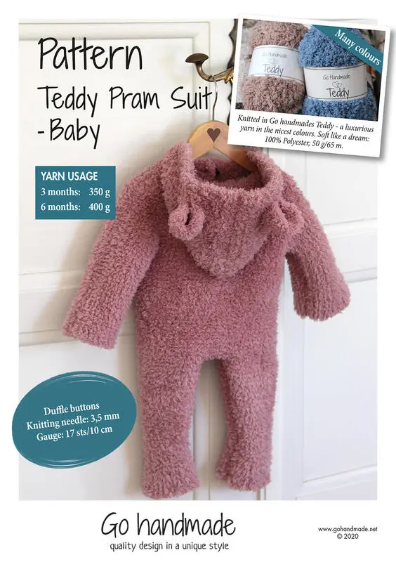 96101 Teddy Pram Suit