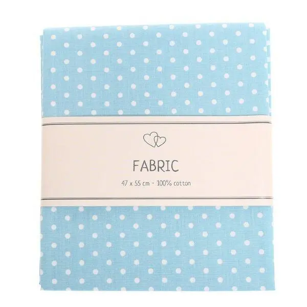 Go Handmade Fabric Beige with dots