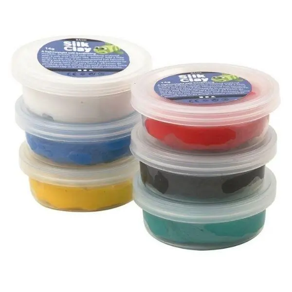 Silk Clay, Basic, 6x14 g