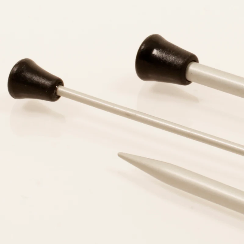 DROPS Single Pointed Needles Basic Aluminium, 35 cm