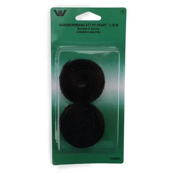 Velcro for sewing 1,25 M Black