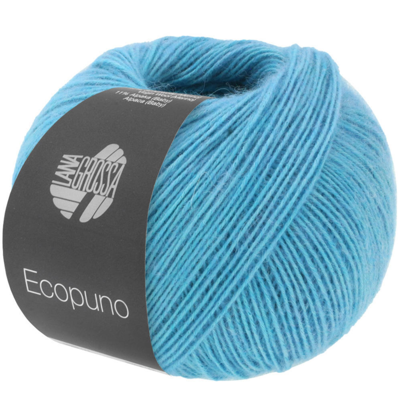 Lana Grossa Ecopuno 85 Azure blue