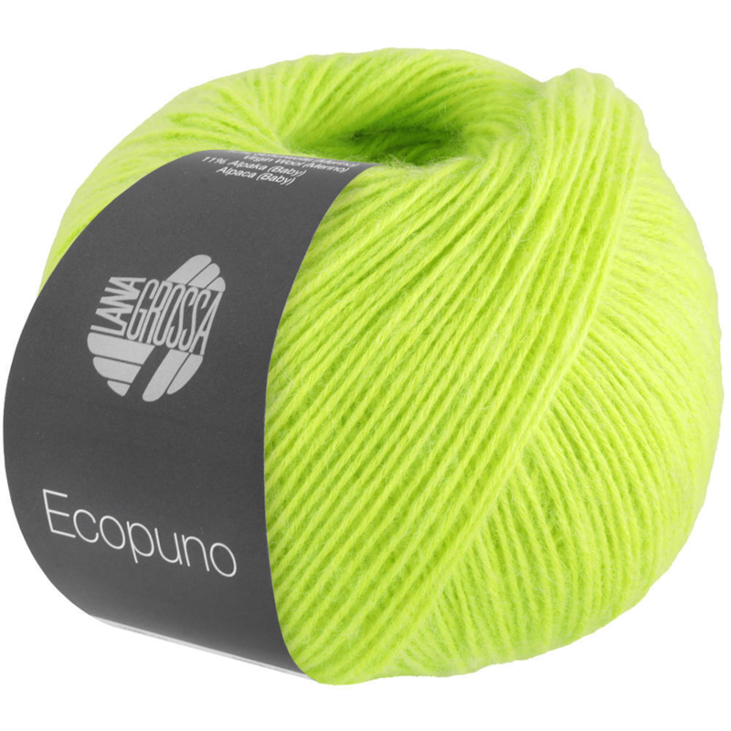 Lana Grossa Ecopuno 96 Neon green