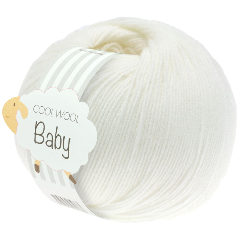 Lana Grossa Cool Wool Baby 207 White