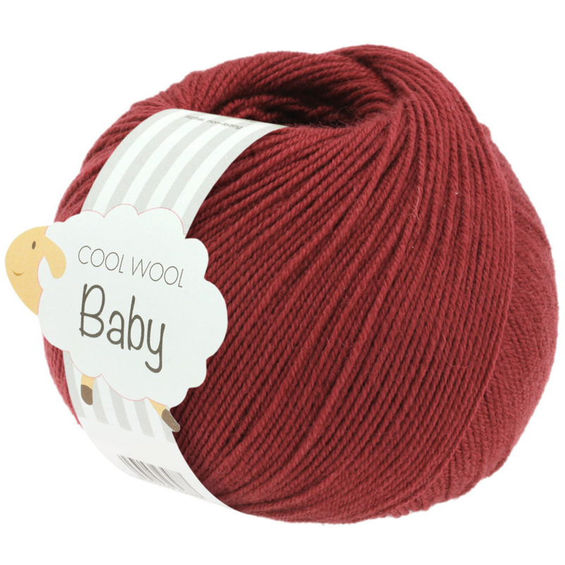 Lana Grossa Cool Wool Baby 281 Wine red