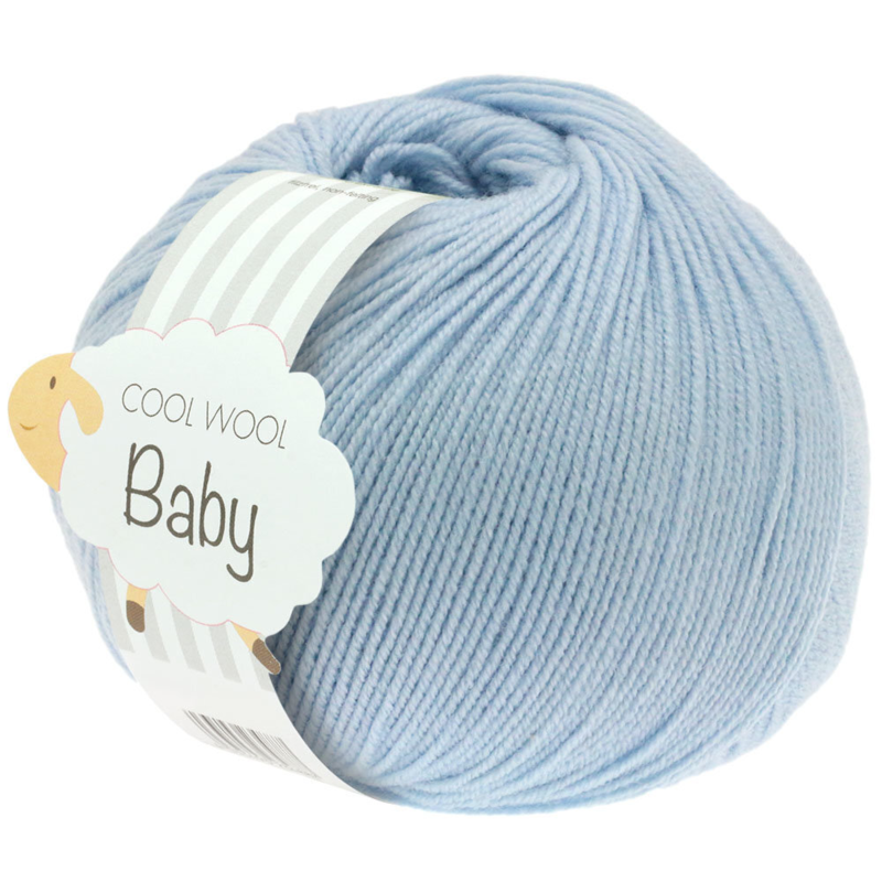 Lana Grossa Cool Wool Baby 208 Light blue