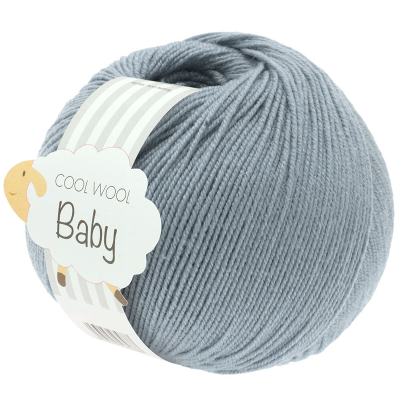 Lana Grossa Cool Wool Baby 264 Grey blue