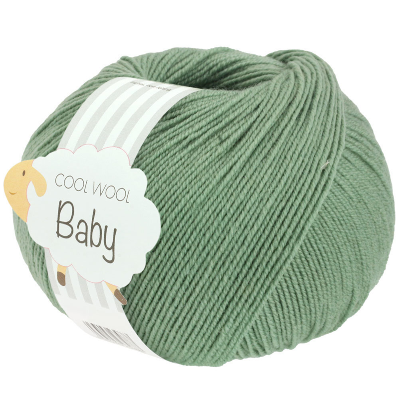 Lana Grossa Cool Wool Baby 297 Reseda green