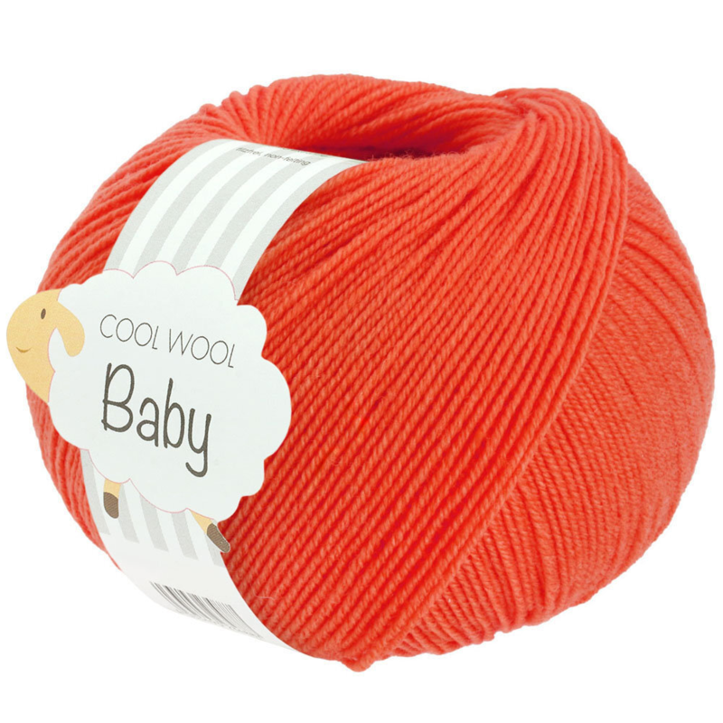 Lana Grossa Cool Wool Baby 331 Lobster-colored