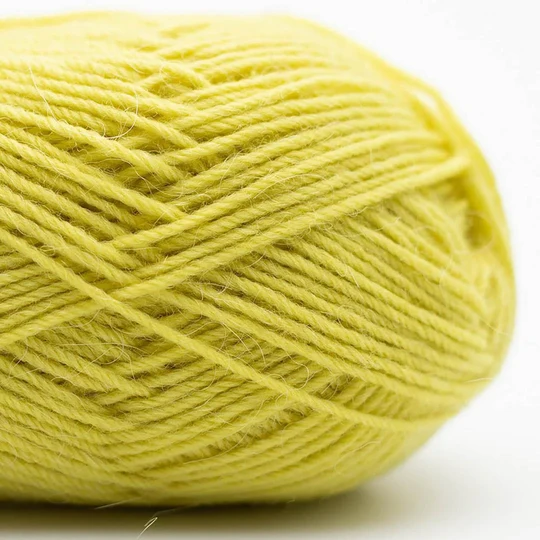 Kremke Soul Wool Edelweiss Alpaka 028 Green yellow