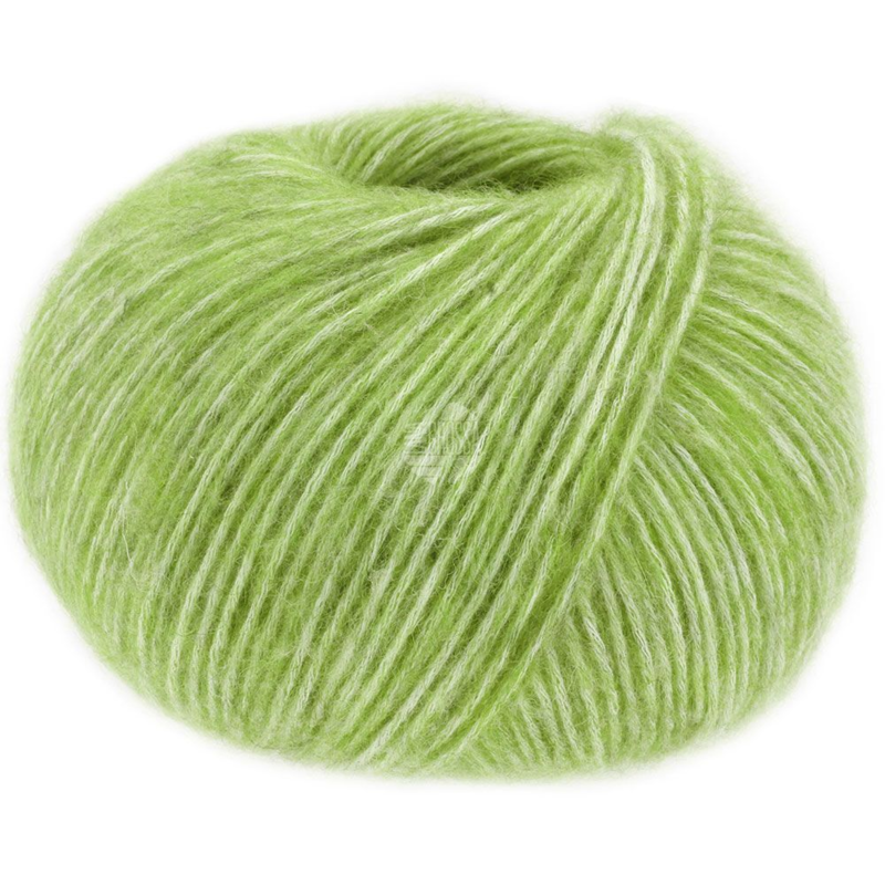 Lana Grossa Natural Alpaca Pelo 33 Heathered May green
