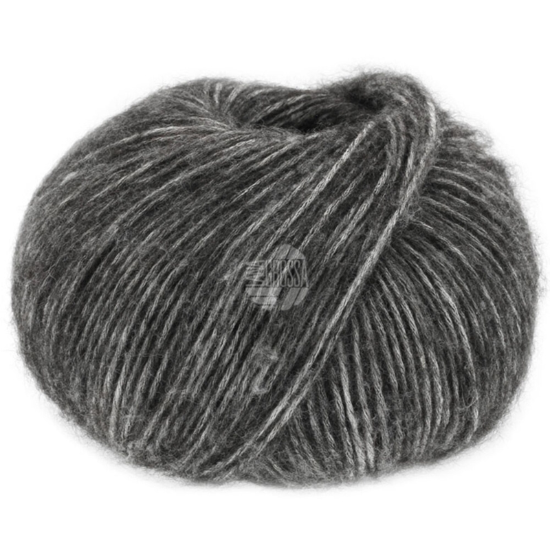 Lana Grossa Natural Alpaca Pelo 04 Dark grey marl