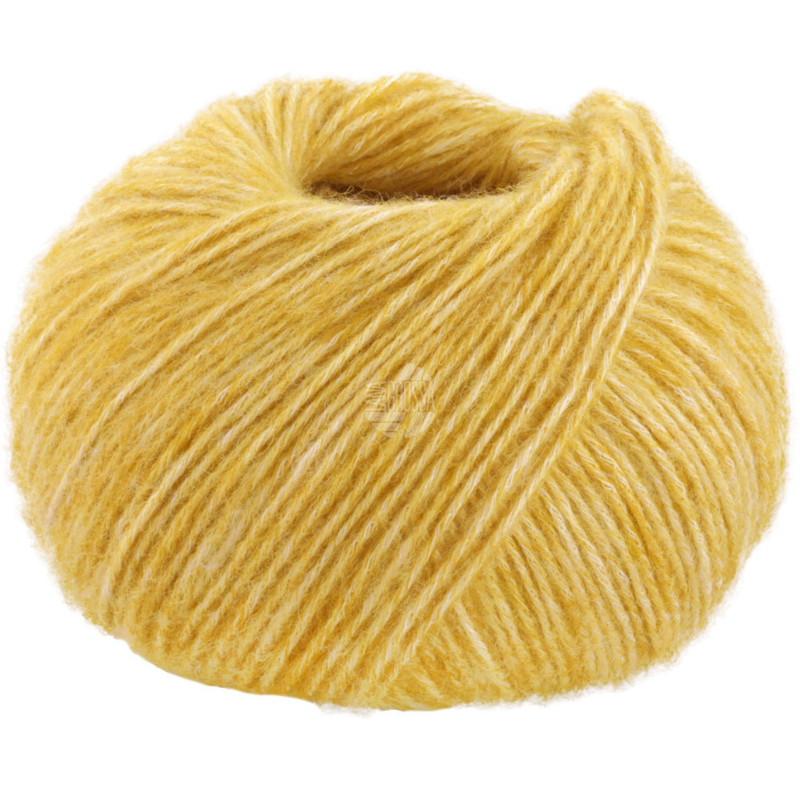 Lana Grossa Natural Alpaca Pelo 27 Mustard yellow marl