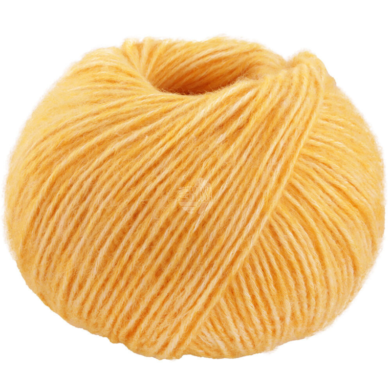 Lana Grossa Natural Alpaca Pelo 28 Egg yolk yellow marl