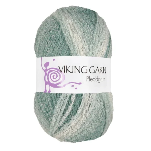 Viking Pleddgarn 736 White/Petrol