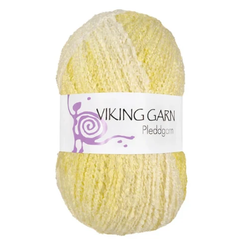 Viking Pleddgarn 745 White/Yellow