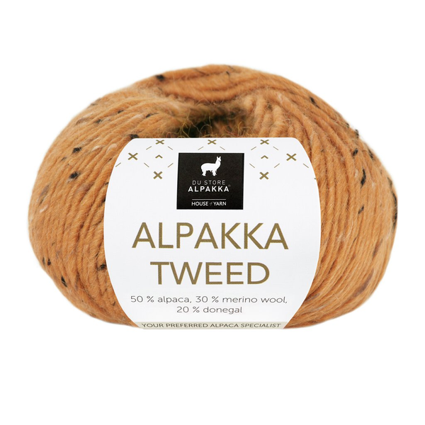 Du Store Alpakka Tweed 136 Saffron Yellow