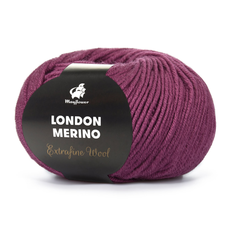 Mayflower London Merino 014 Viktoria plum