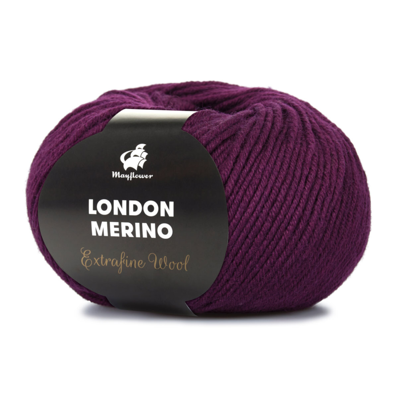 Mayflower London Merino 015 Burgundy