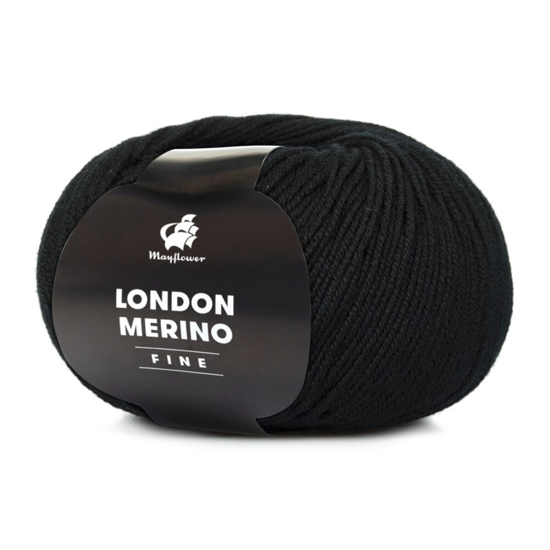 Mayflower London Merino Fine 040 Black