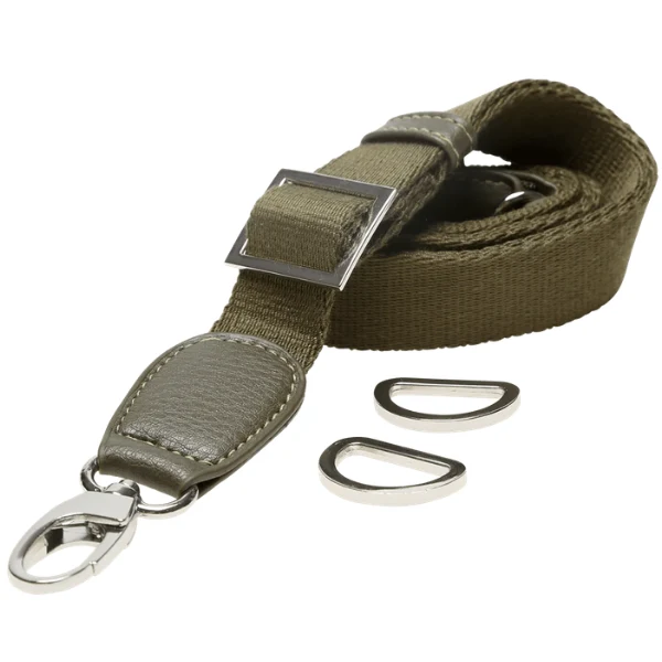 Go Handmade Bag Shoulder Strap, 85-125 cm 22293 Green/silver