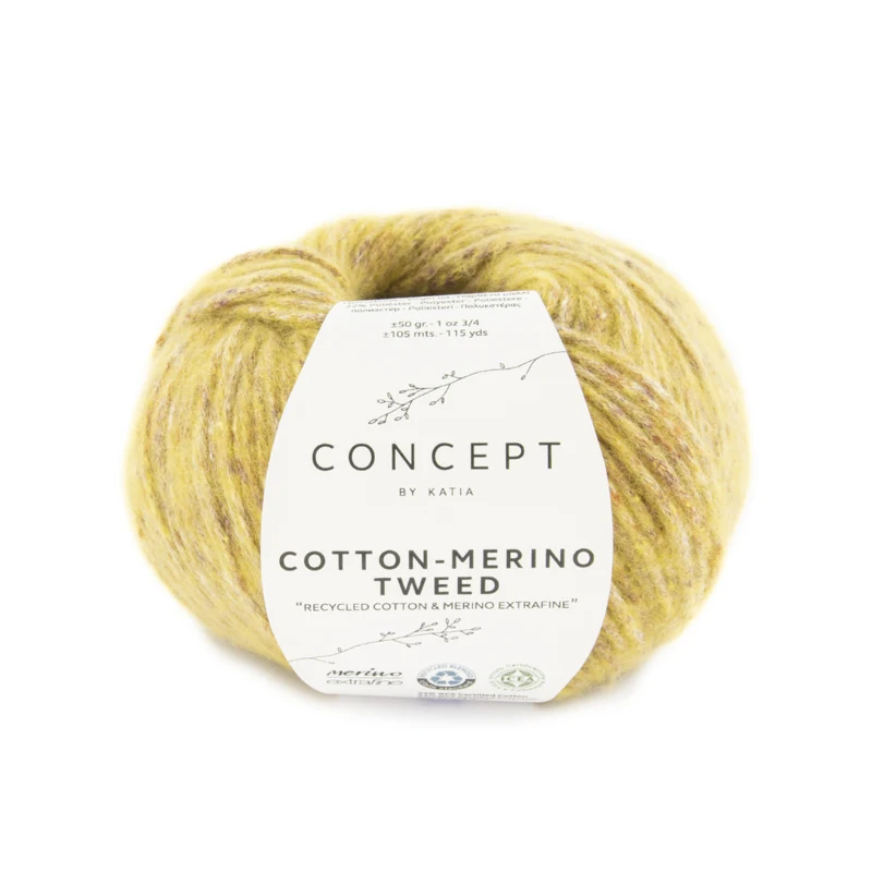 Katia Cotton-Merino Tweed 507 Ocher