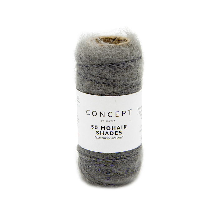 Katia 50 Mohair Shades 4 Medium grey