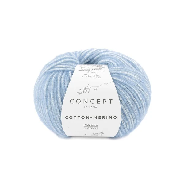 Katia Cotton-Merino 131 Light blue