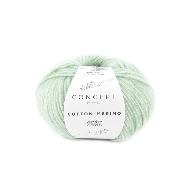 Katia Cotton-Merino 132 Whitish green