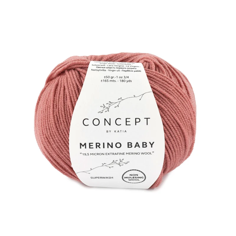 Katia Concept Merino Baby 087 Salmon pink