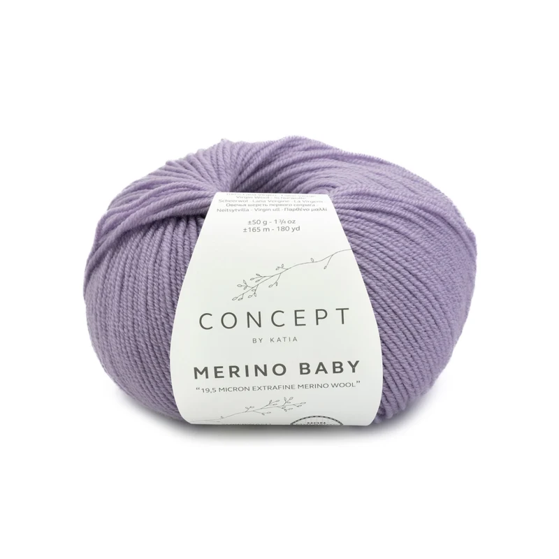 Katia Concept Merino Baby 158 Lavender