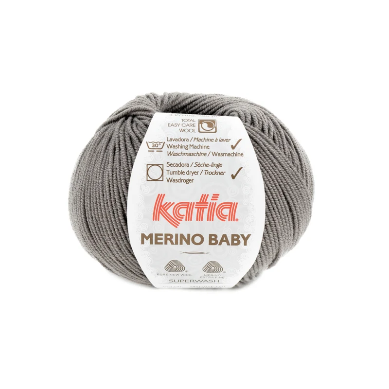 Katia Merino Baby 095 Beige grey
