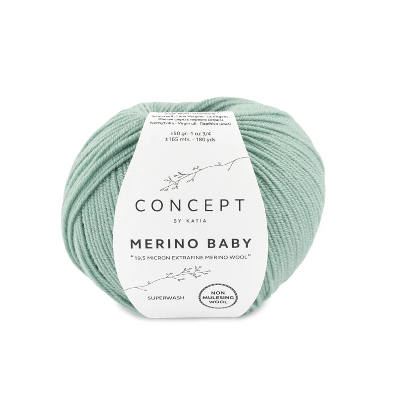 Katia Concept Merino Baby 086 Mint green