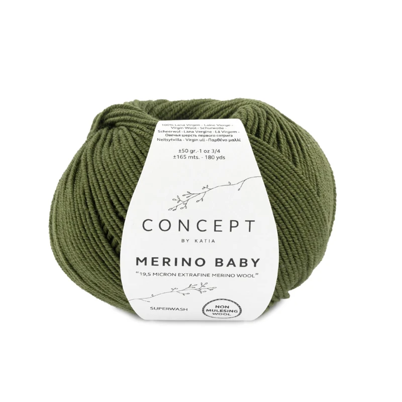 Katia Concept Merino Baby 026 Dark green