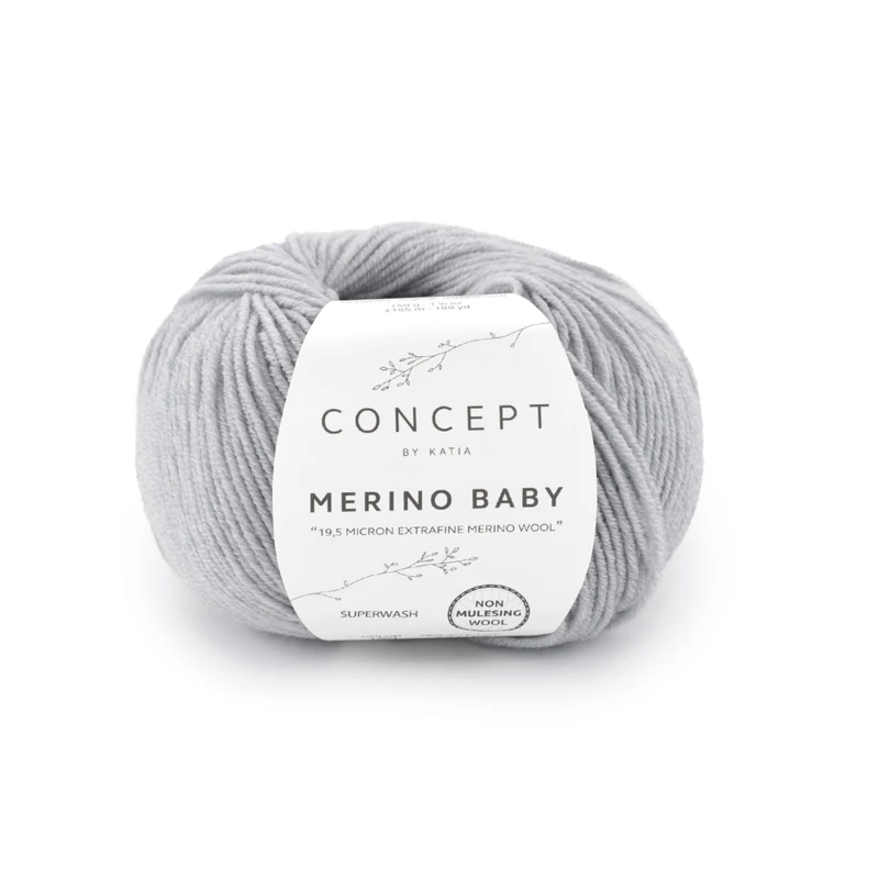 Katia Concept Merino Baby 160 Light grey