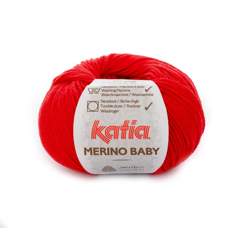 Katia Merino Baby 004 Red
