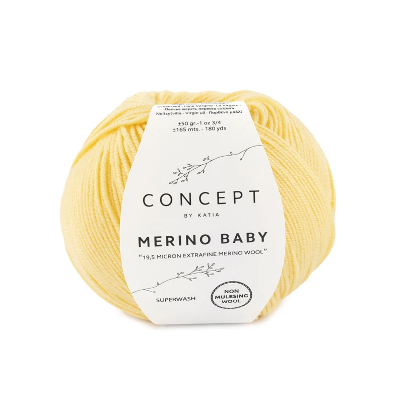 Katia Concept Merino Baby 037 Yellow