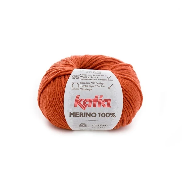 Katia Merino 100% 020 Deep orange