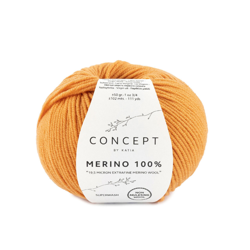 Katia Merino 100% 093 Pastel orange